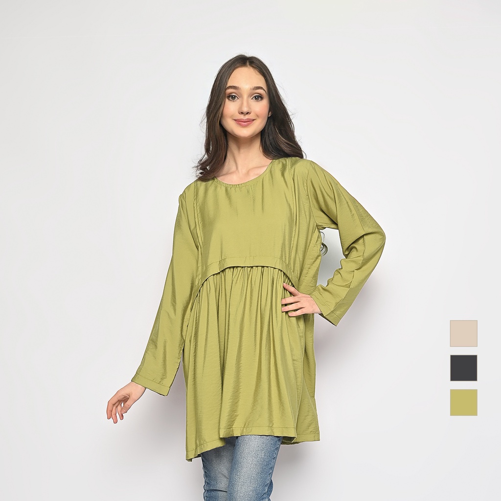 Back Button Tunic (Tunik Hamil &amp; Menyusui)