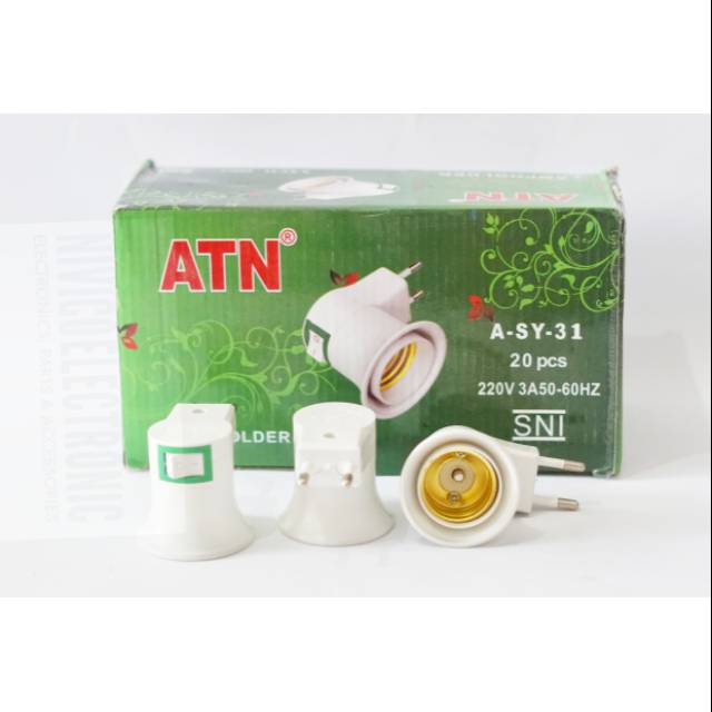 Fitting AC switch ATN lampholder