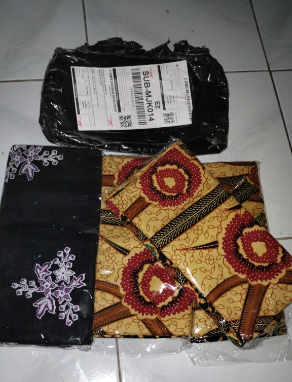 Rm Kain Batik Printing Murah Dan Embos Motif Bunga Daun Ilalang Kain Bahan Baju Cewek Tunik Blus