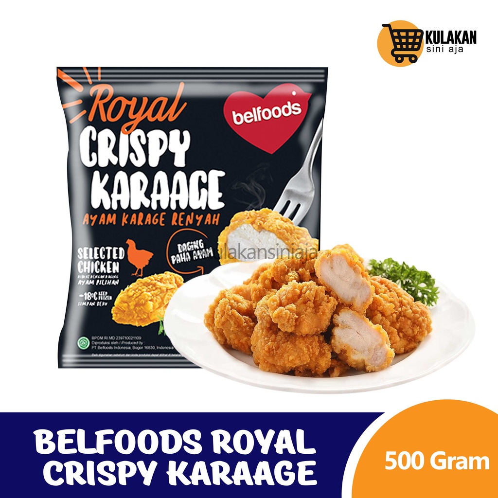 

Belfoods 500 Gram Royal Golden Fillet Crispy Karage