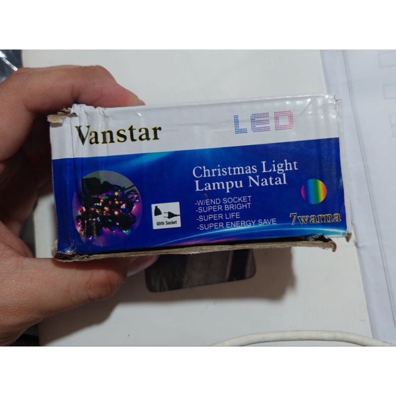 lampu hias natal panjang 10 meter