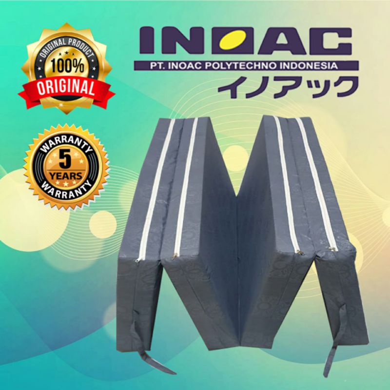 kasur busa lipat 4 INOAC 160 X 200 X 5 CM