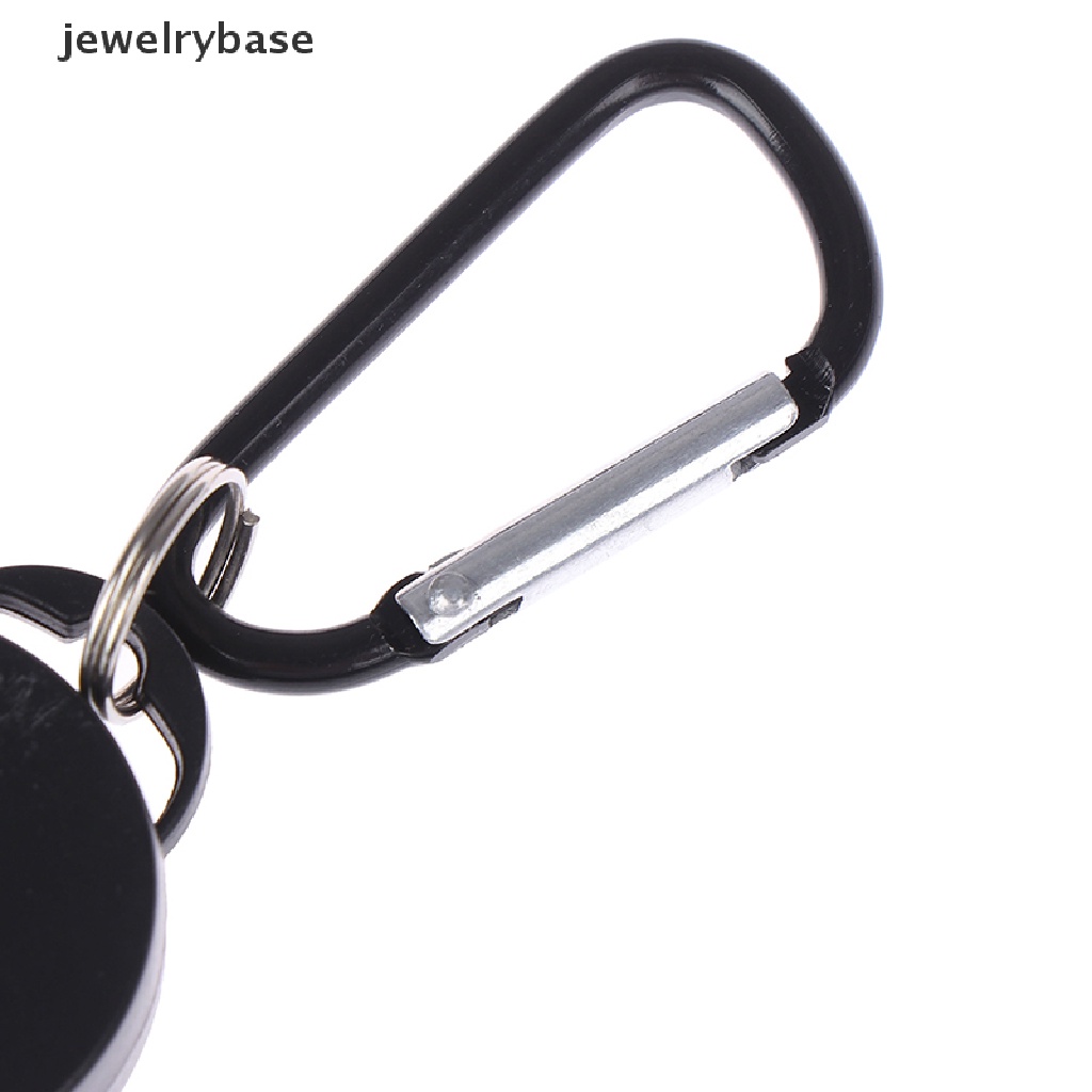 (jewelrybase) 1pc Gantungan Kunci Carabiner Teleskopik Retractable Untuk Outdoor / Olahraga