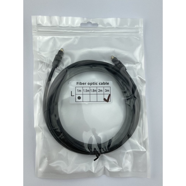 kabel toslink digital audio optical / fiber optik 1m 1.5m 2m 3m 5m 10m 20m