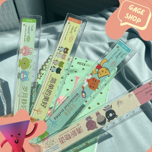 

penggaris 20cm karakter hewan keperluan sekolah anak penggaris lucu imut penggaris elegan keren fancy bisa COD termurah import
