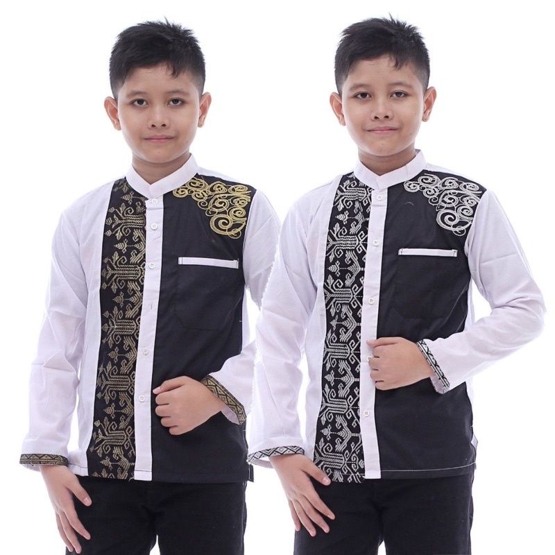 Baju Koko Couple Ayah Dan Anak Premium /Couple Ayah Dan Anak Laki Laki Tebaru