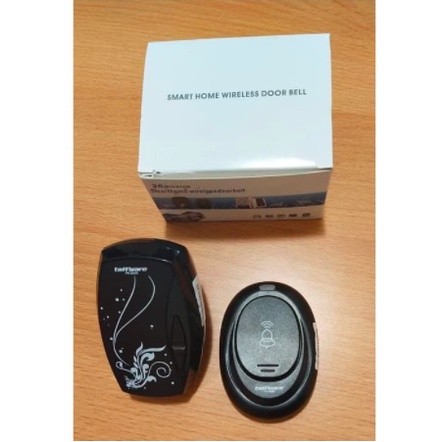 TAFFWARE BEL PINTU WIRELESS DOORBELL WATERPROOF BELL LED RUMAH PAGAR