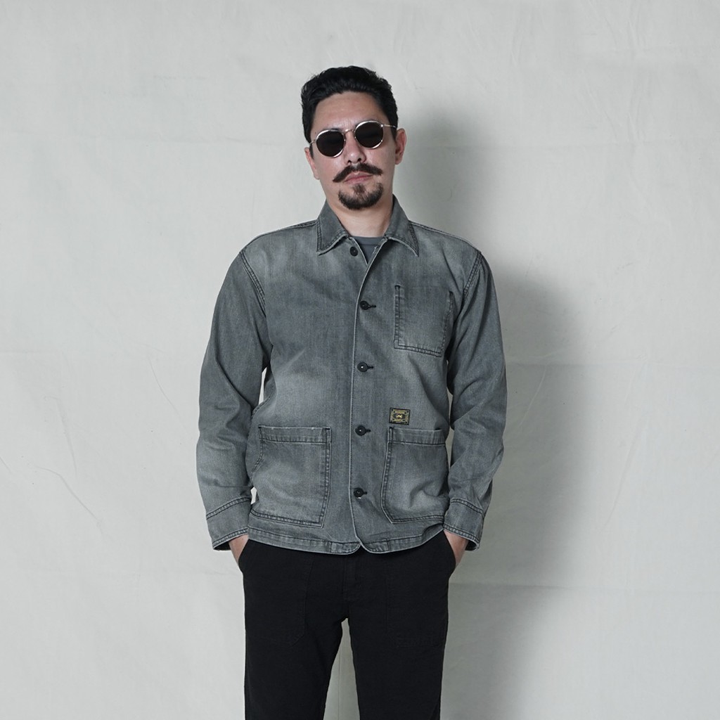 Jimmy and Martin - Chore Denim Jacket Grey Washed - 2001