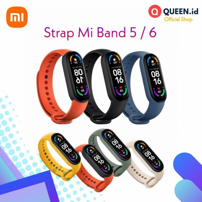 Jual Strap / Karet Jam Xiaomi Mi Band 6 Strap Replacement Karet