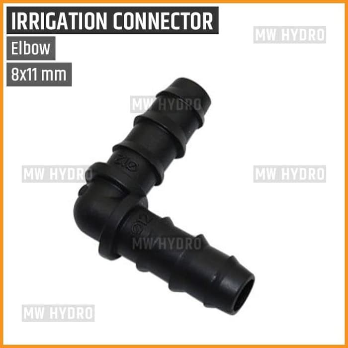 10 pcs Connector Elbow / Konektor L, 8x11 mm