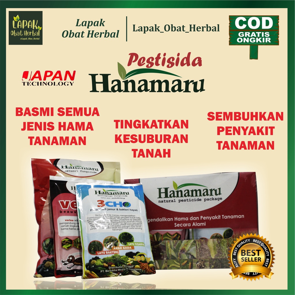PESTISIDA HANAMARU PENGENDALI HAMA / PENYAKIT TANAMAN AMPUH