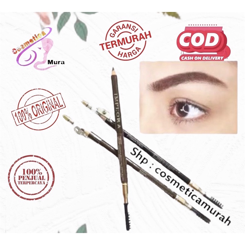 WARNA LENGKAP - PENSIL ALIS IMPLORA // CELAK  // CELAK IMPLORA BEST SELLER - implora eyebrow pencil