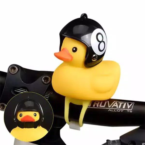 COD Bebek Helm 8 Ball Lucu + Lampu LED