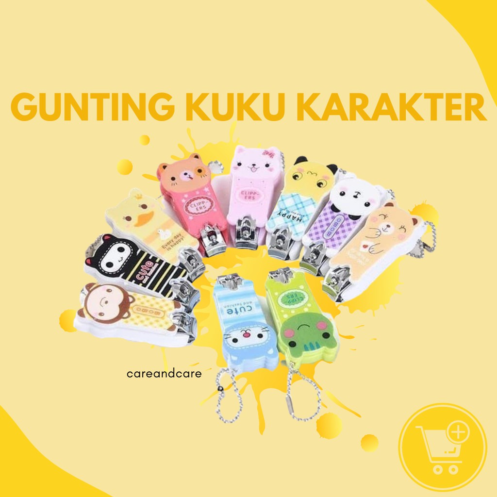 Gunting Kuku Mini Kartun Lucu - Souvenir Pernikahan Murah