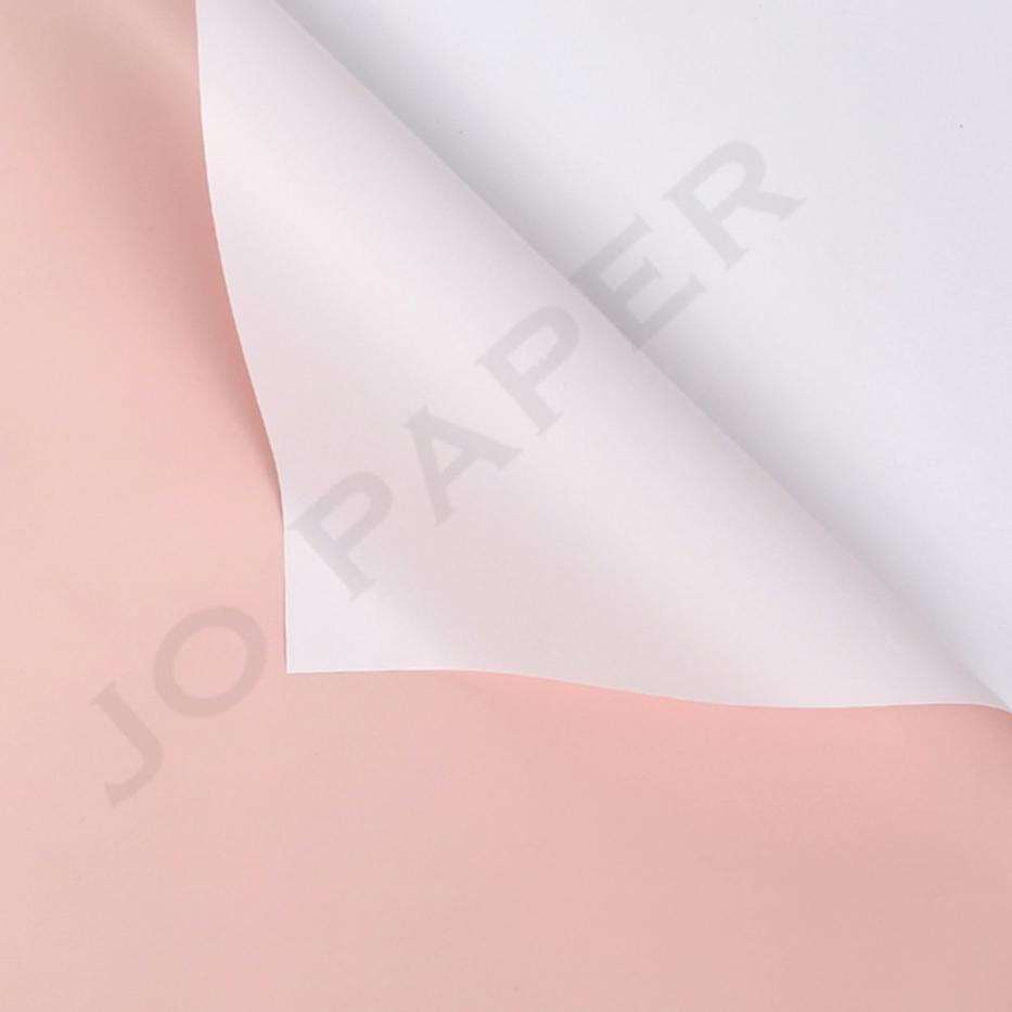 

Bagus Dipakai [20 LEMBAR] Flower Wrapping Paper Bi Color White Putih Cellophane Kertas Bunga Korea D