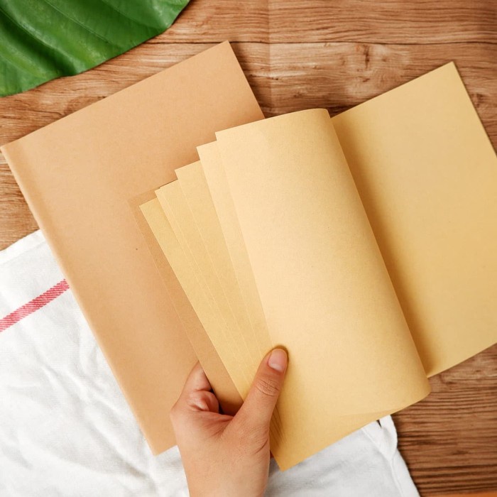 

Promo Kraft Paper Plain Notebook A5 B5 / Buku Catatan Polos / Buku Tulis Terbatas