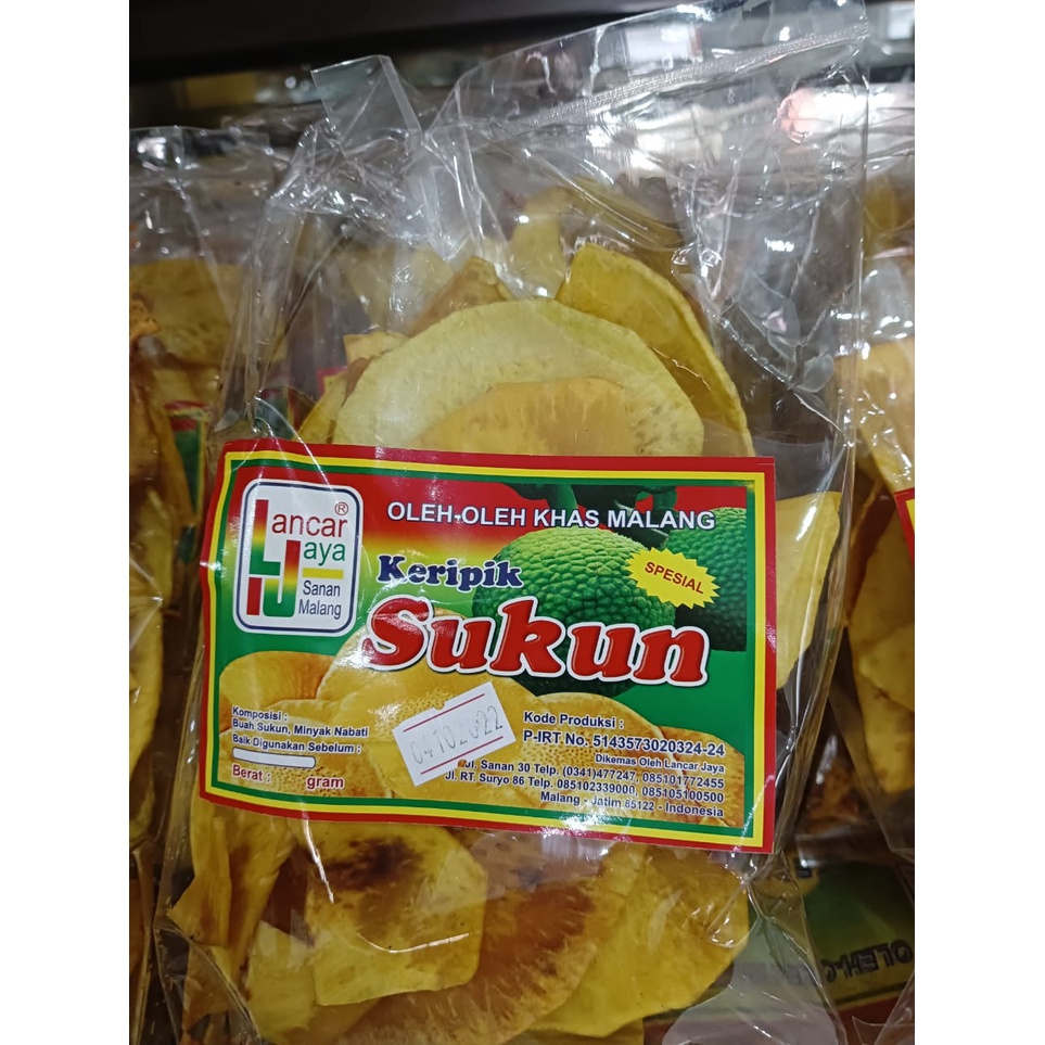 

Oleh-oleh Khas Malang Keripik Sukun