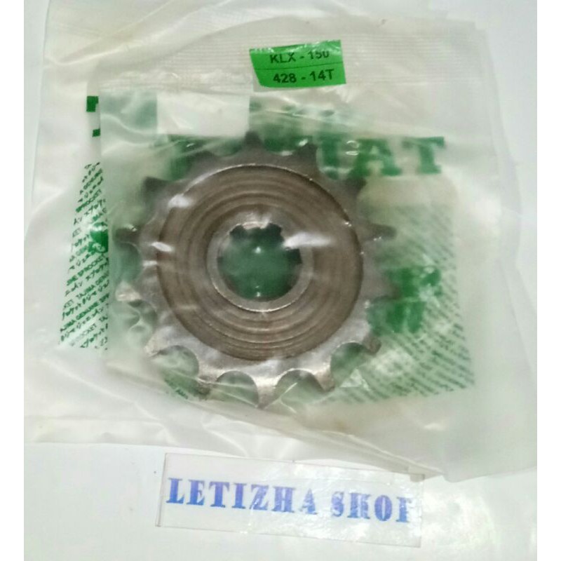 GIR GEAR DEPAN KLX150 KLX-150 GEAR DEPAN KAWASAKI KLX 150 14T