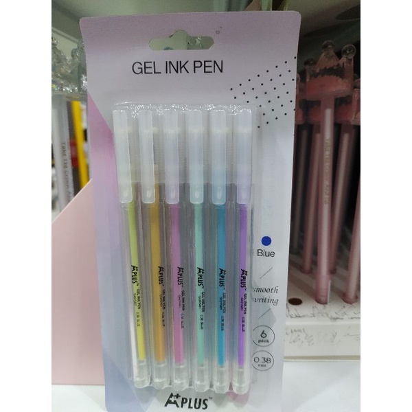 

Pulpen Tinta Gel Warna Estetik (1pack isi 6 warna)