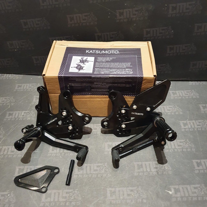 Footstep Underbone Racing Katsumoto Alumunium Plate ZX25R ZX25 ZX 25R