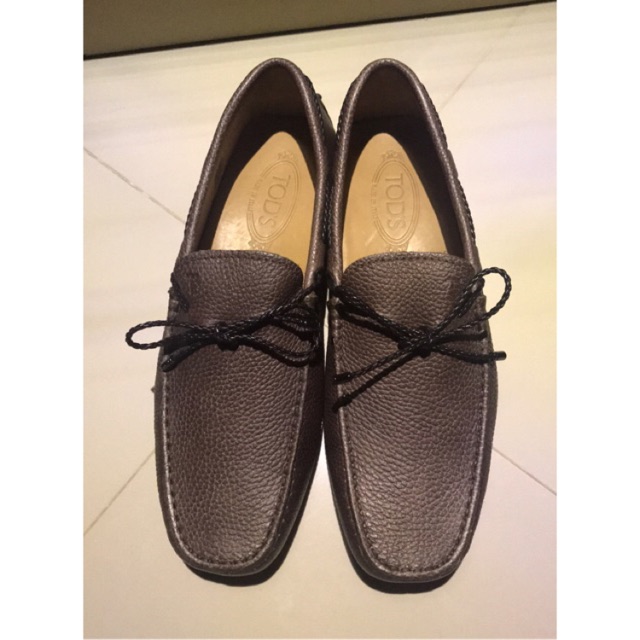 TODS loafer leather man size 8,5 BROWN