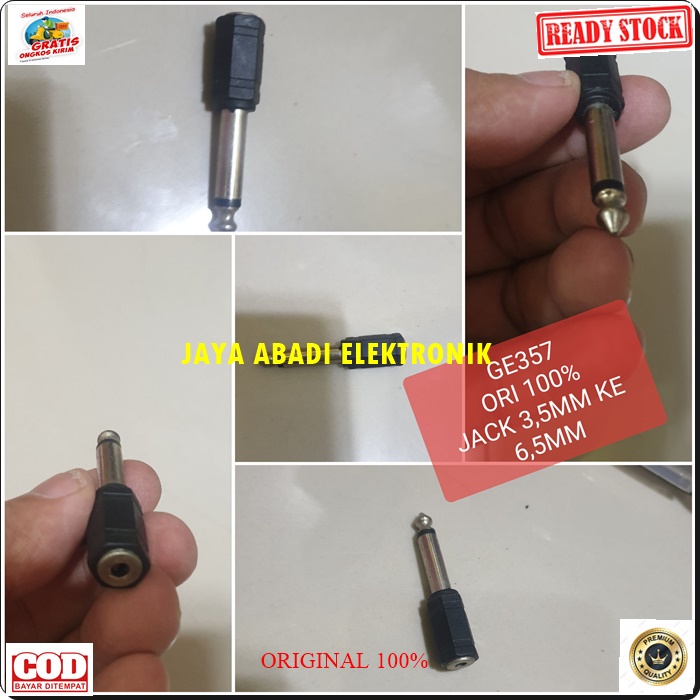 G357 JACK AUX 3.5 MM 6.5 MIC MIXER AMPLI GADGET ADAPTER KONEKTOR SAMBUNGAN SPLITER AUDIO SOUND SUARA CONVERTER KONEKTOR MULTI UNIVERSAL MALE EXTENSION PENYAMBUNG HEADSET HEADPHONE FEMALE MALE AMPLI STEREO HEADSET MULTIFFUNGSI HARGA TERJANGKAU