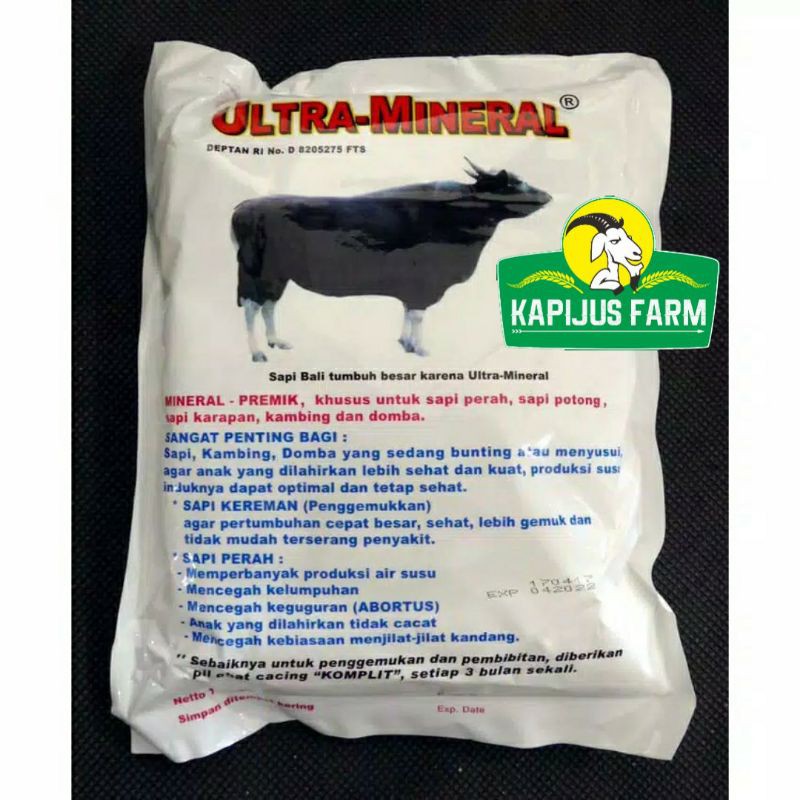 Jual Ultra Mineral / Mineral Premix Vitamin untuk Domba Kambing Sapi