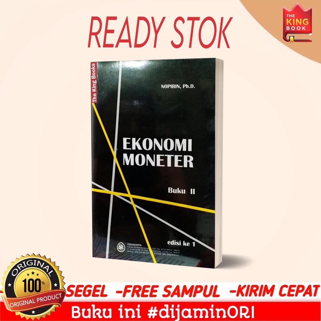 Buku ekonomi moneter buku II 2 edisi ke I - nopirin ORI & BARU