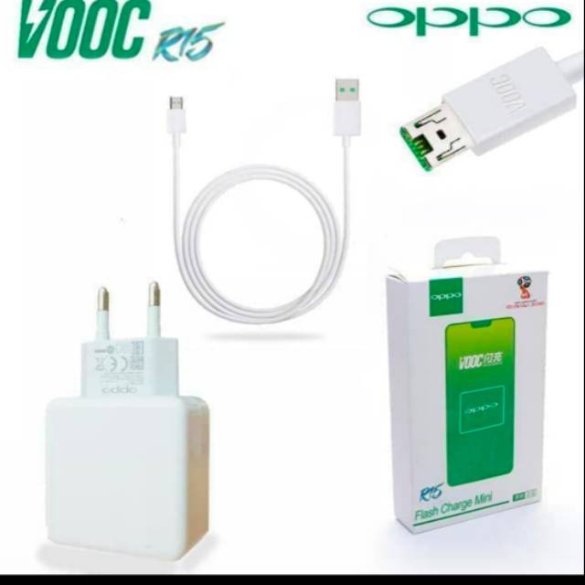 Charger hp oppo voc R15 original