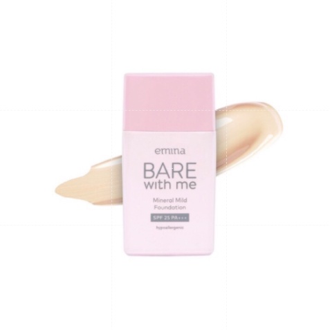 Emina Bare With Me Mineral Mild Foundation SPF 25