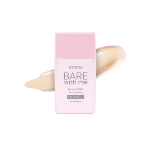 Emina Bare With Me Mineral Mild Foundation SPF 25