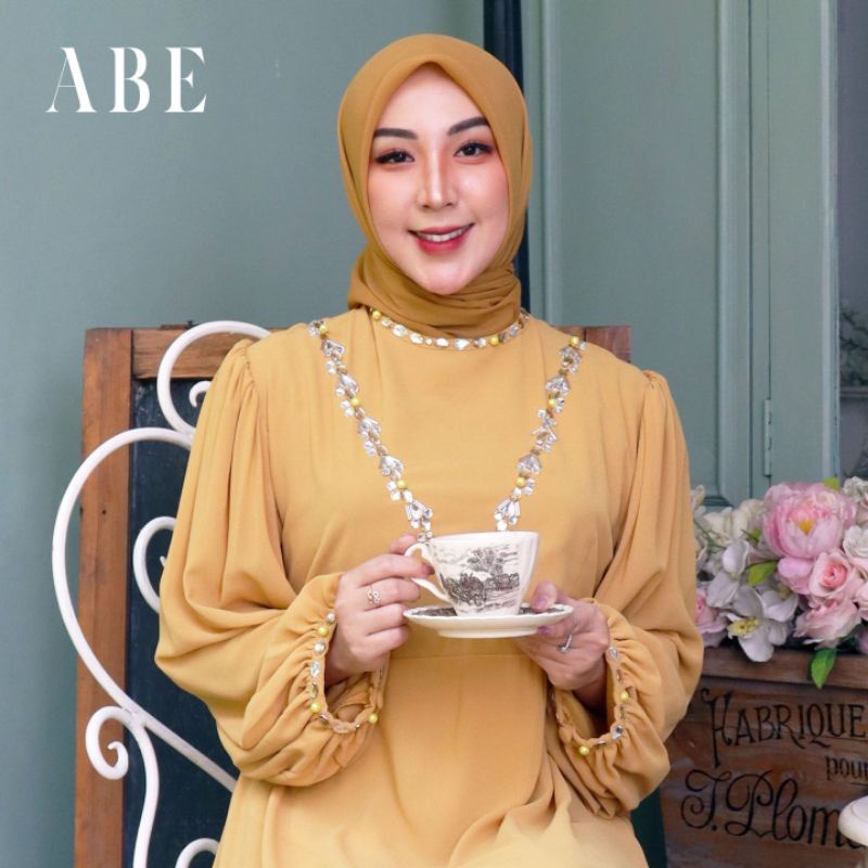 FASHION MUSLIM//NUHA DRESS PAYET//Kode AB