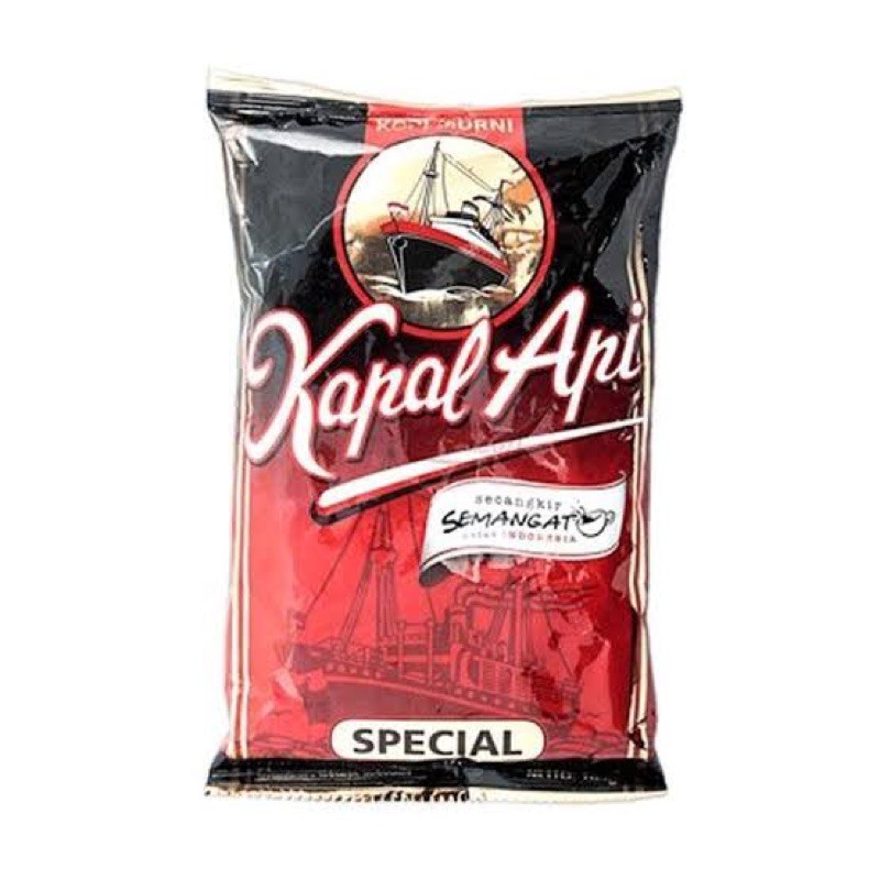 

KOPI HITAM KAPAL API SEMANGAT 165GR