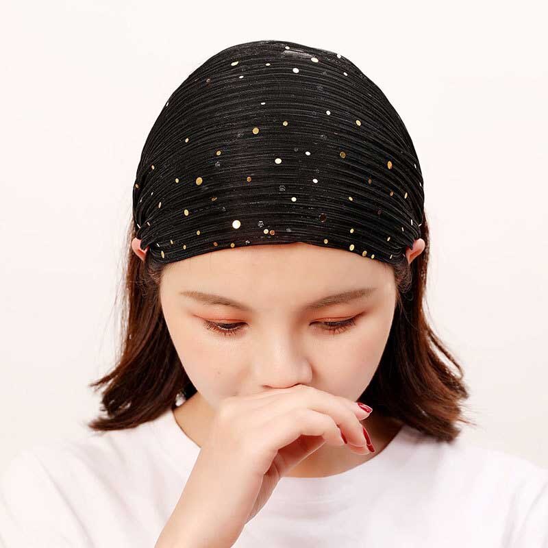 Premium Bandana Sorban Pinggiran Lebar Elastis Ala Korea Untuk Wanita Bando Motif Bunga Kekinian Import