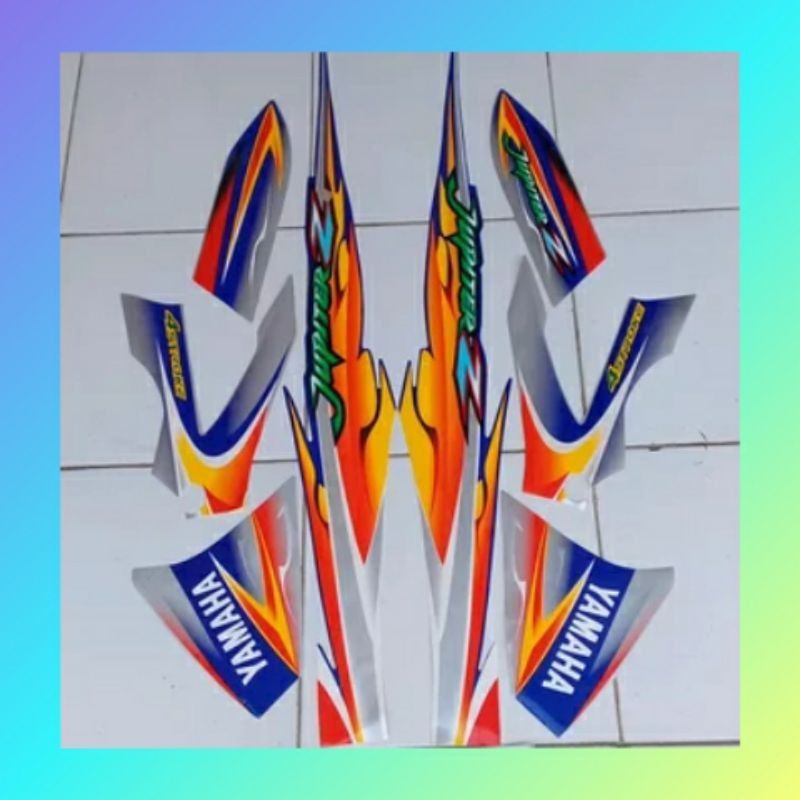 STIKER MOTOR  LIS LES POLET BODY MOTOR YAMAHA JUPITER Z 2005