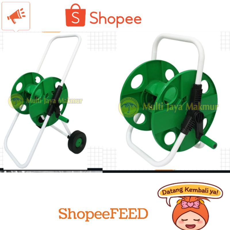 HOSE REEL SET GULUNGAN SELANG TAMAN RODA TANPA RODA