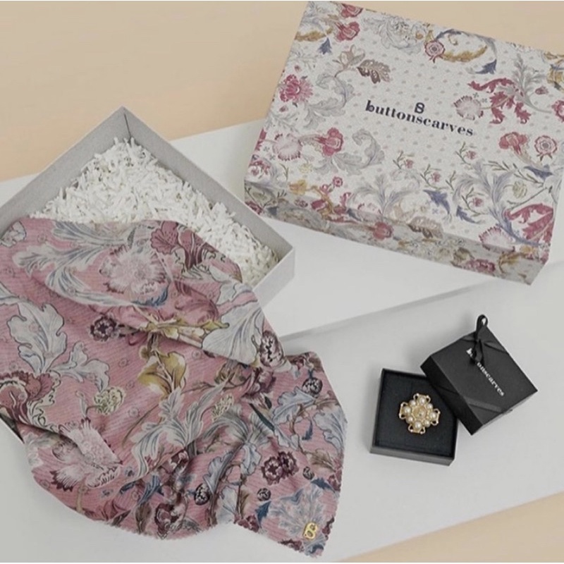 PL Buttonscarves Royale Pink