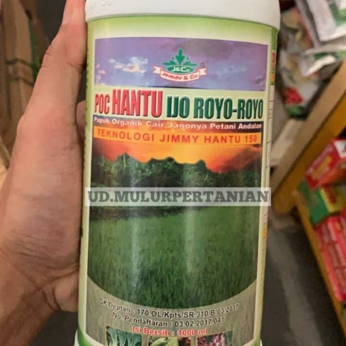 Pupuk cair jimmy hantu POC HANTU IJO ROYOROYO isi 1000ml