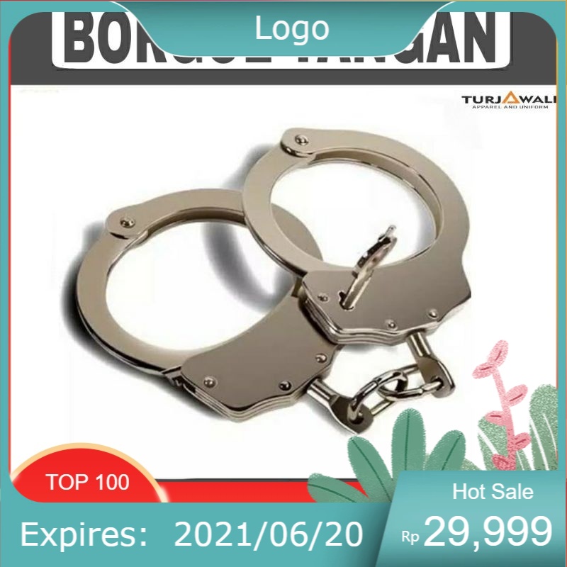 Borgol - Borgol Polisi , Handcuff , Borgol Tangan , Borgol Security , Borgol Satpam , Atribut Borgol