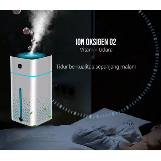 Humidifier Air Aromaterapi Difuser Pelembab Penjernih Udara Air Purifier Atomizer 1000ml-YOYOSOO