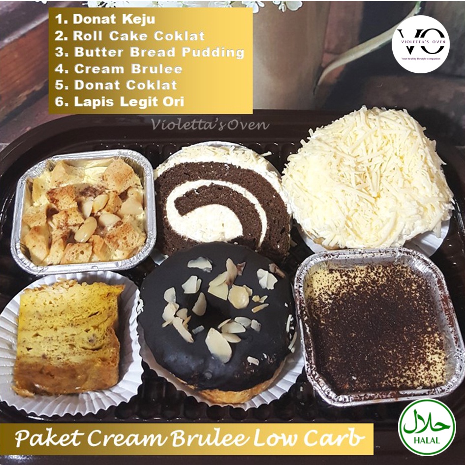 

PAKET CREAM BRULEE LOW CARB