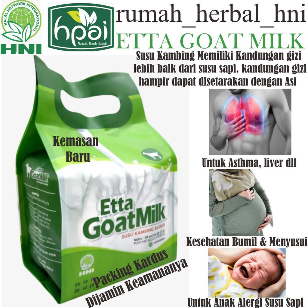 

Susu Kambing EGM Asli 100% Halal