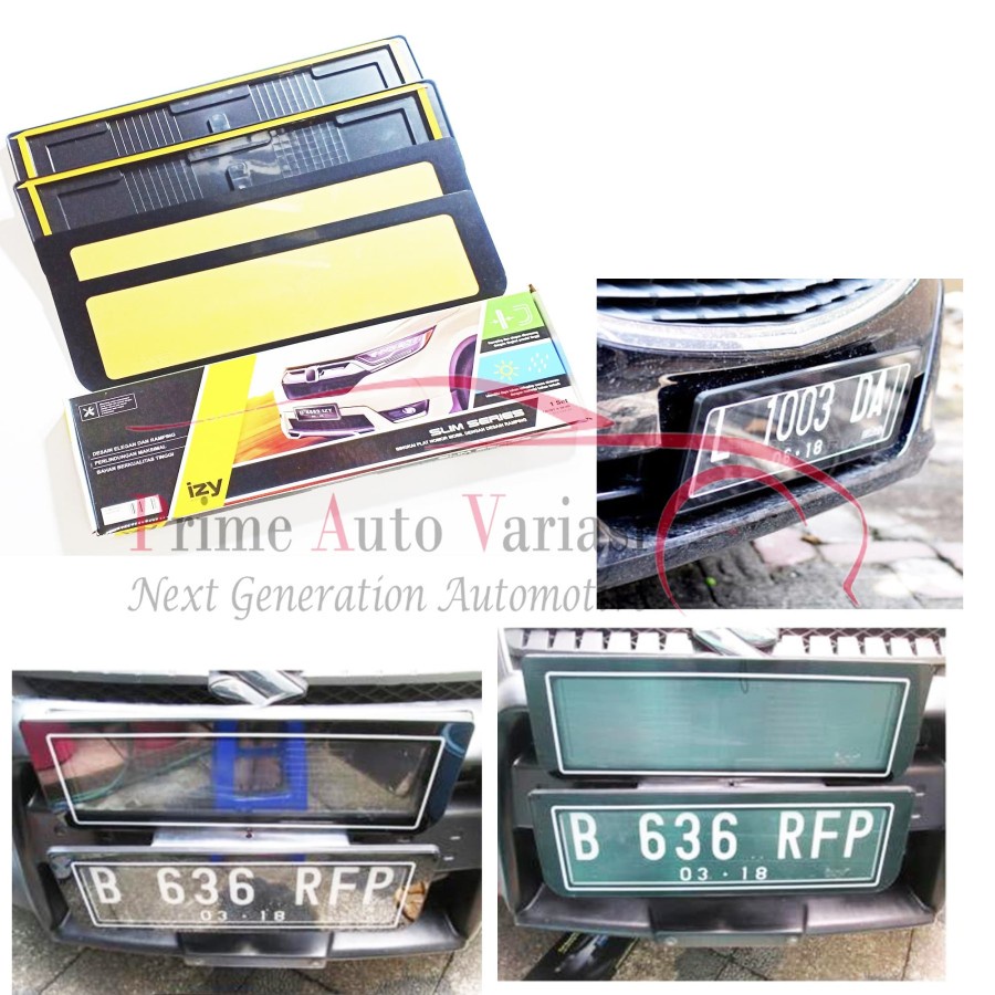 Frame Plat Nomor Izy / Dudukan Plat Nomor Mika IZY / Plat Nomor Mobil