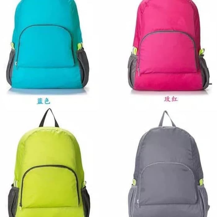 ⭐️ Jendela Kosmetik ⭐️ Ransel  Punggung / Back Pack Lipat Portable