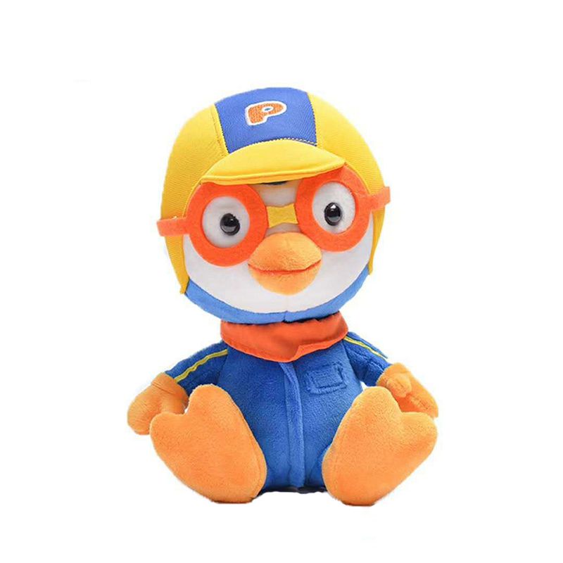 23cm Mainan Pororo Korea Cartoon Little Penguin Petty Eddy Crong Loopy Poby Plush Toy Doll Boneka