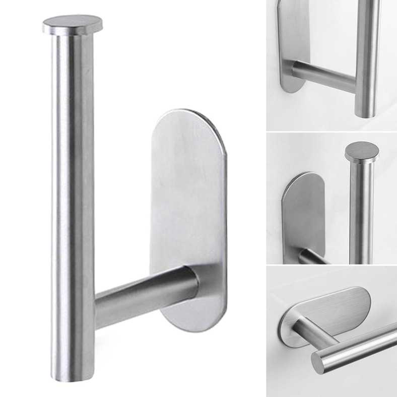 (BISA COD) RVOSTR  Gantungan Tempat Tisu Toilet Stainless Steel - H225