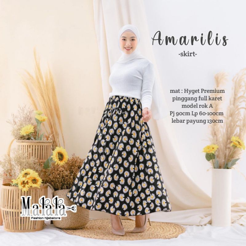 ROK PLISKET HYGET PREMIUM FASHION HIJAB MURAH LUCU BAWAH MAYUNG BY MALALASTORE