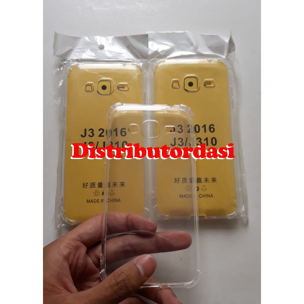 anticrack SOFTCASE CASE TPU SILIKON CASING samsung j3 2016 ready stok