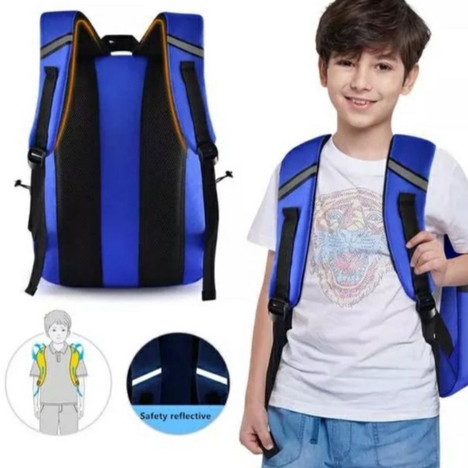 MOEZHA _Tas Punggung Ransel Sekolah Tas Backpack Polos Fashion Tas Gendong Ransel Pria Wanita Kanvas Backpack Fashion Korea Anti Maling Cewek Remaja Kekinian