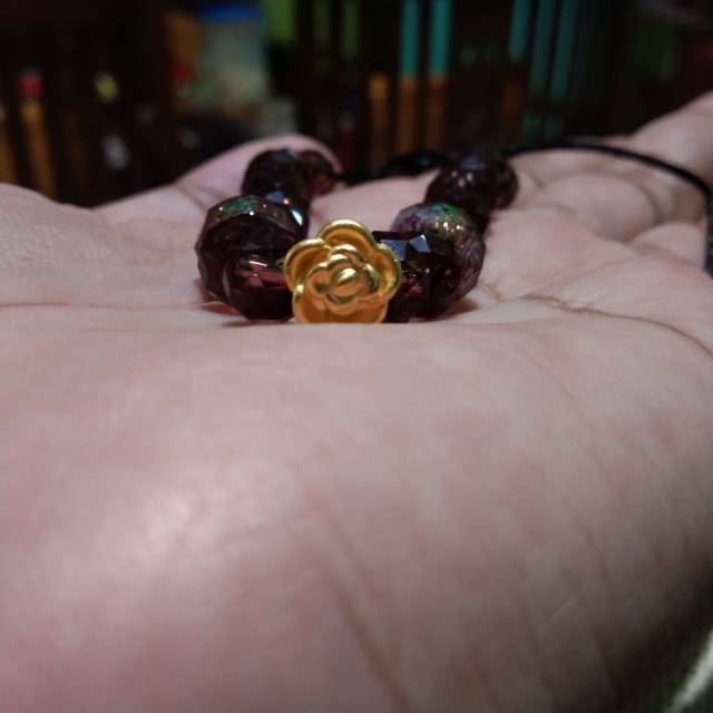 charm mawar emas 999